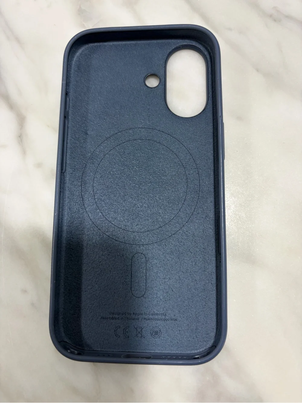 Apple Silicone iPhone Case - Dark Blue